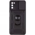 Ударопрочный чехол Serge Ring с защитой камеры для Samsung Galaxy A03s – Черный. Фото 2 из 8