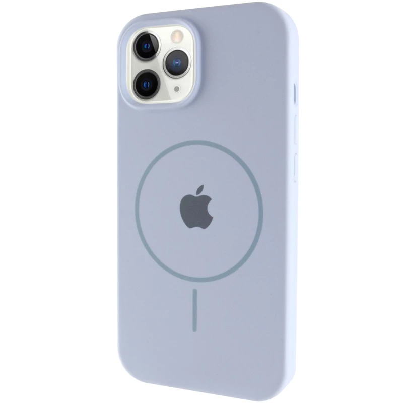Чохол Silicone Armor Max with MagSafe для Apple iPhone 11 Pro (5.8") – Блакитний / Lilac Blue. Фото 3 з 9