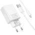 МЗП Borofone BAS72A Source QC3.0 (1USB-A) + кабель USB to MicroUSB – White. Фото 3 з 5