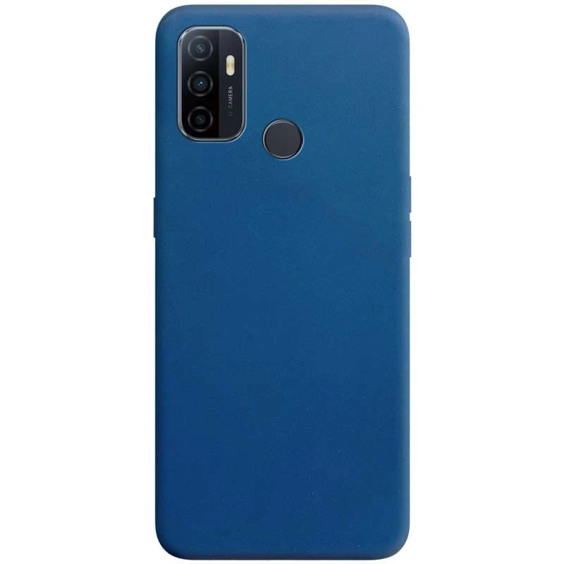 

Кольоровий силіконовий чохол на Oppo A53 / A32 / A33 (Синій)