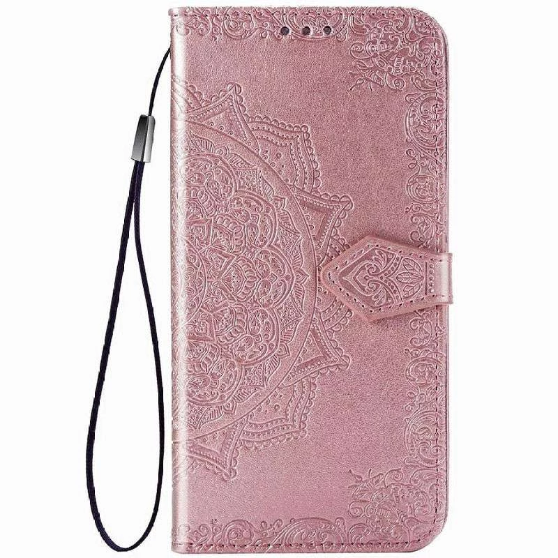 Шкіряний чохол-книжка Art Case з візитницею для Samsung Galaxy S20 FE – Рожевий. Фото 2 з 7