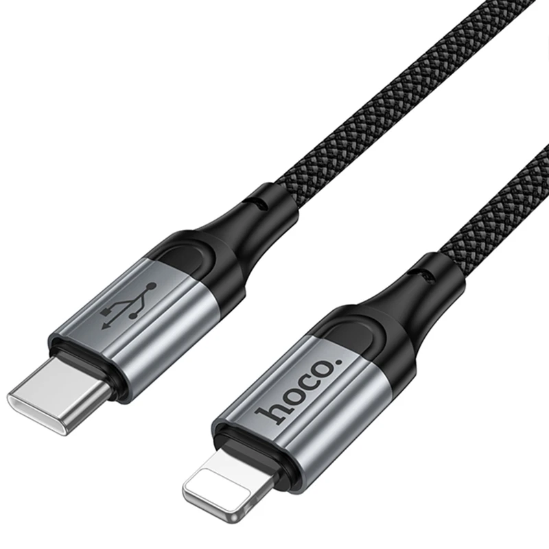 Дата кабель Hoco X121 Nuevo Type-C to Lightning 27W (1.5m) – Black. Фото 5 из 7
