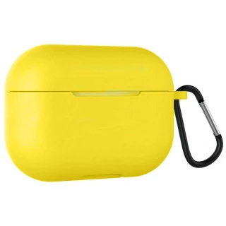 Силіконовий футляр для навушників Airpods Pro Slim + карабін фото 1 з 1