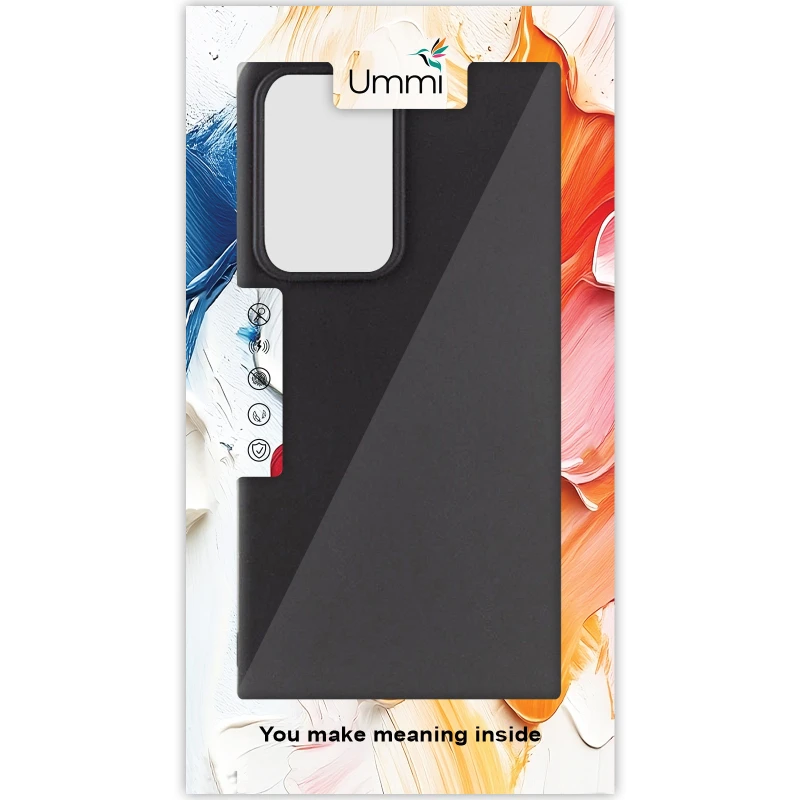 Чохол Silicone Cover Ummi Lakshmi (AA) для Realme C61 – Чорний / Black. Фото 3 з 3