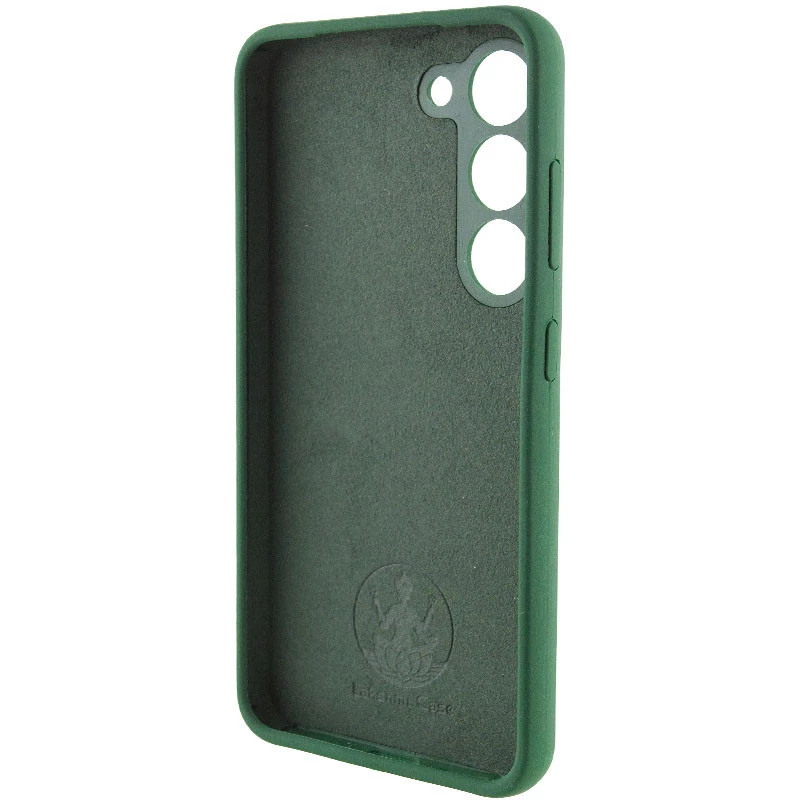 Чехол Silicone Case Lakshmi Premium L с закрытой камерой для Samsung Galaxy S24 – Зеленый / Cyprus Green. Фото 4 из 7