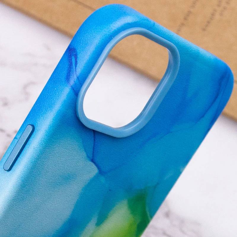 Шкіряний чохол Figura з MagSafe на Apple iPhone 14 Pro (6.1") – Multicolor. Фото 5 з 10