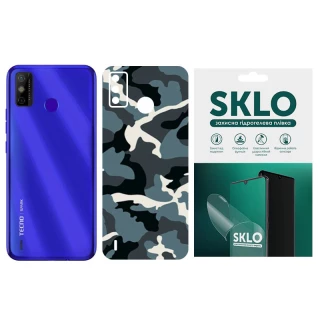 Захисна плівка SKLO Back Camo на тильну сторону на TECNO Spark 6 Go фото 1 з 1