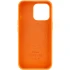 Чохол Silicone case (AAA) with Magsafe and Animation для Apple iPhone 13 Pro (6.1") – Помаранчевий / Marigold. Фото 4 з 7