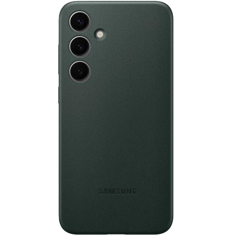 

Кожаный чехол Silicone Case Premium для Samsung Galaxy S24+ (Pine green)