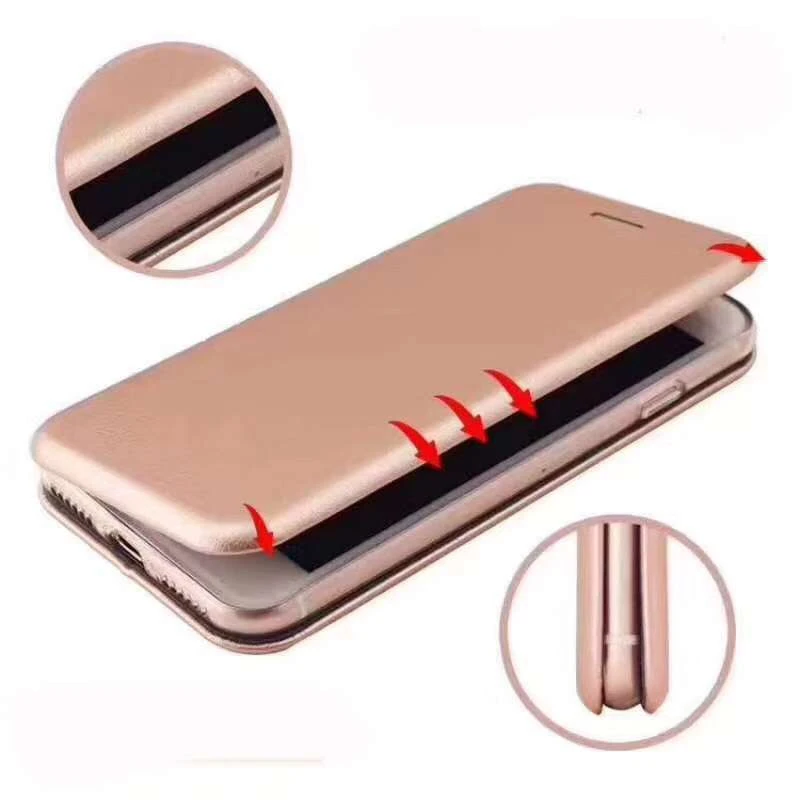 Чехол-книжка классический для Samsung Galaxy A10 (A105F) – Золотой. Фото 2 из 3