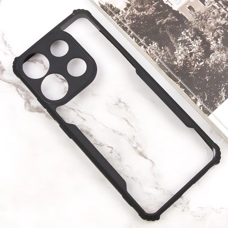 Чорний TPU+PC з посиленими кутами для Tecno Spark Go 2023 – Black. Фото 3 з 6