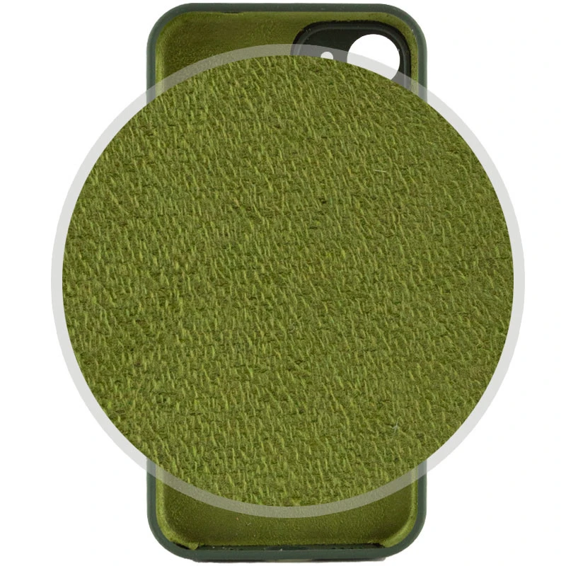 Чохол Silk Full Camera Protective (AA) NO LOGO для Apple iPhone 12 (6.1") – Зелений / Cyprus Green. Фото 3 з 4