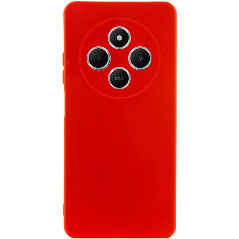Чехол Silicone Case Lakshmi Premium з закритою камерою на Xiaomi Redmi 14C / Poco C75 – Красный / Red. Фото 2 из 8