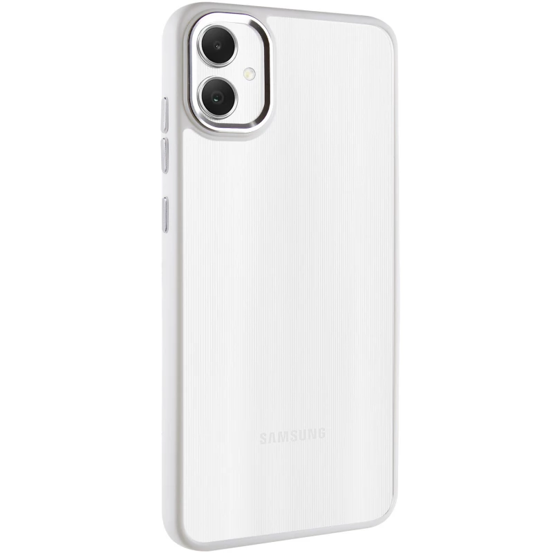 Захистний чохол TPU+PC матовий на Samsung Galaxy A05 – White. Фото 1 з 11