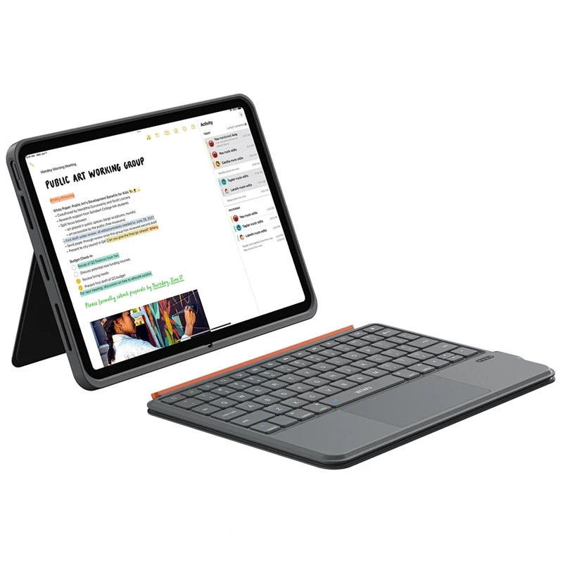 Чохол-клавіатура WIWU MK-005 3 in 1 for iPad Air 10.9'' (2020-2022)/Air 11'' (2024) – Grey. Фото 2 з 5