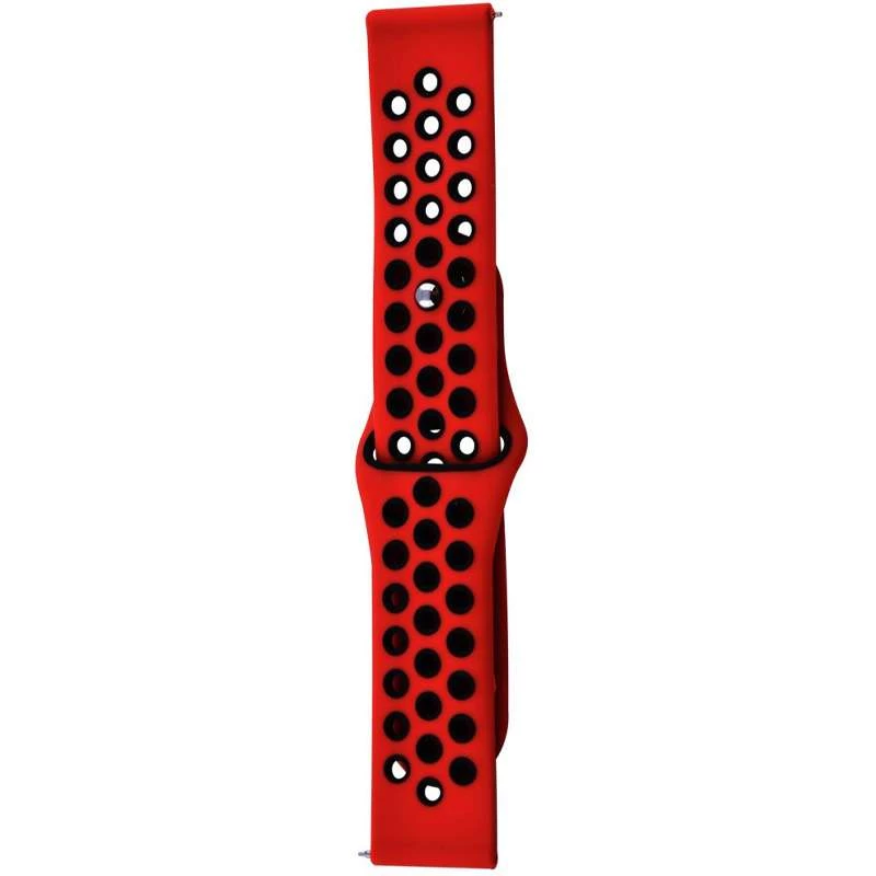 

Силиконовый ремешок Sport Nike+ для Xiaomi Amazfit/Samsung 20 mm (red/black)