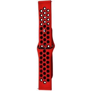 Силиконовый ремешок Sport Nike+ для Xiaomi Amazfit/Samsung 20 mm фото 1 из 1