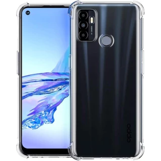 Ультратонкий силиконовый чехол GETMAN с крытыми бортами та камерою на Oppo A53 / A32 / A33 фото 1 из 7