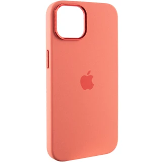 Чехол Silicone Case с металлическими кнопками для Apple iPhone 12 Pro Max (6.7") фото 1 из 9
