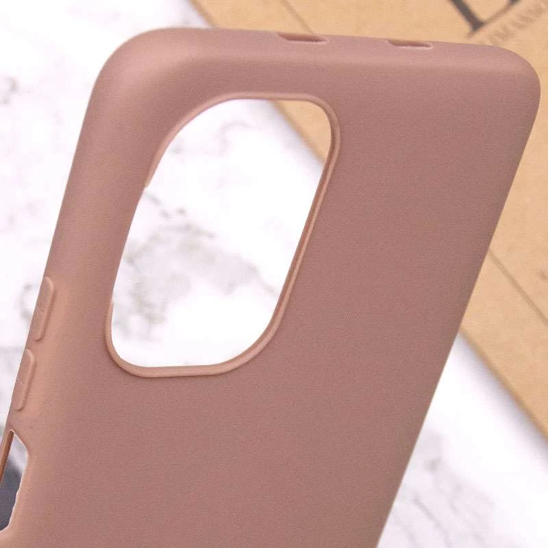 Кольоровий силіконовий чохол на Xiaomi Redmi K40 / K40 Pro / K40 Pro+ / Poco F3 – Коричневий. Фото 6 з 6