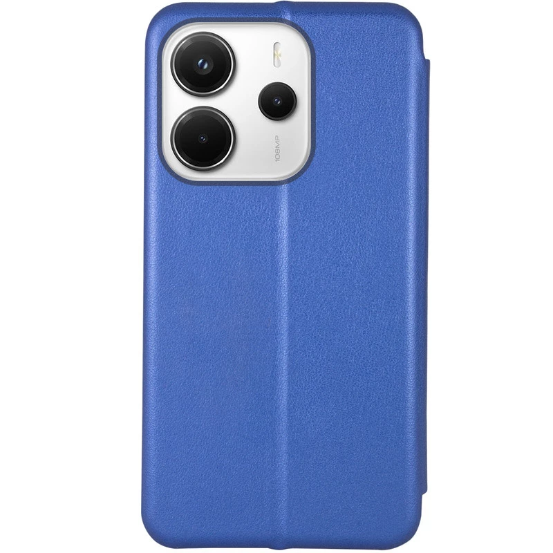 Чохол-книжка класичний на Xiaomi Redmi Note 14 4G (Europe version) – Синій. Фото 2 з 3