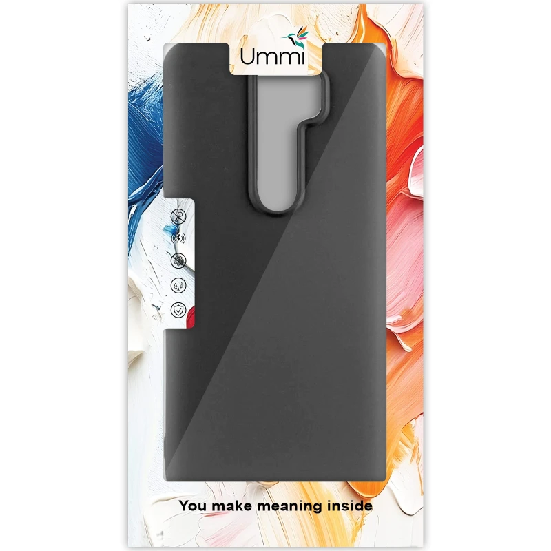 Чохол Silicone Cover Ummi Lakshmi (AA) для Xiaomi Redmi 9 – Чорний / Black. Фото 2 з 2