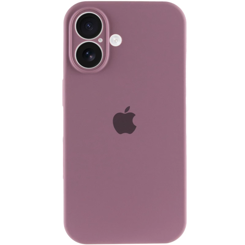 Чехол Silicone Case с защитой камеры для Apple iPhone 16 – Лиловый / Lilac Pride. Фото 5 из 7