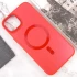Силіконовий сапфіровий чохол з MagSafe на Apple iPhone 15 Plus (6.7") – Червоний / Red. Фото 4 Силіконовий сапфіровий чохол з MagSafe на Apple iPhone 15 Plus (6.7") – Червоний / Red. Фото 4 з 13