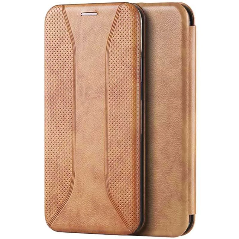

Кожаный чехол (книжка) Classy Dots для Xiaomi Redmi 9C (Карамель)