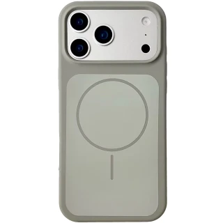 Чехол Silk Duo Color (AA) NO LOGO with Magnetic Fit для Apple iPhone 17 Pro Max (6.9") — Gray