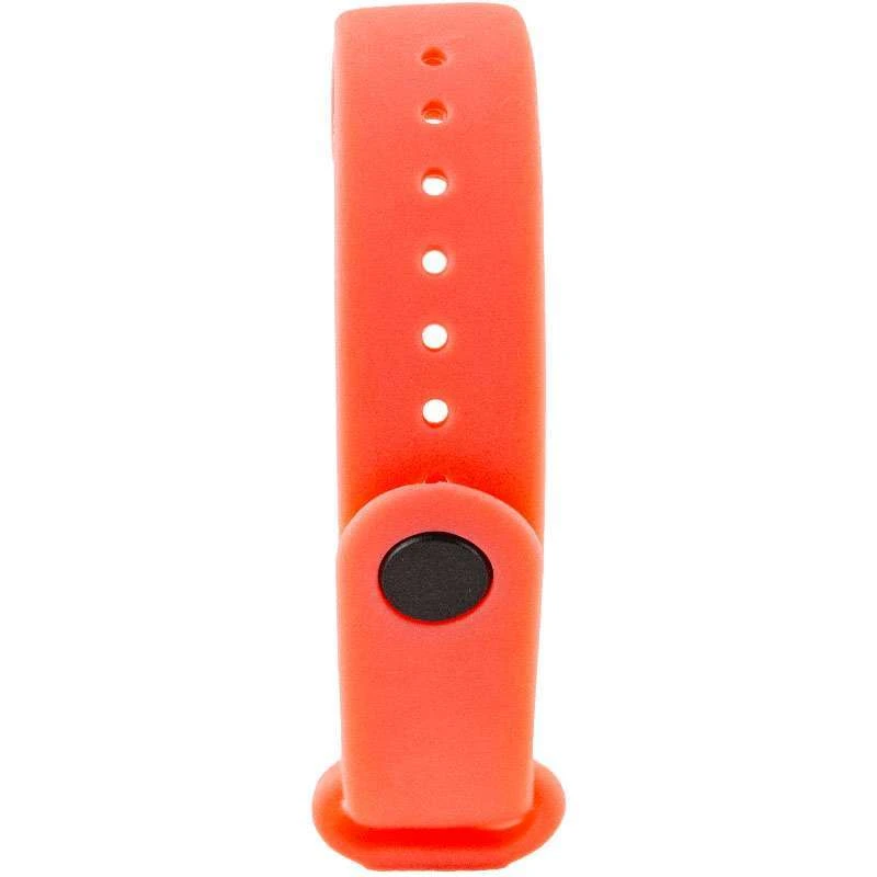 Силиконовый ремешок для Xiaomi Mi Band 3/4 – Розовый / Hot Pink. Фото 3 из 5