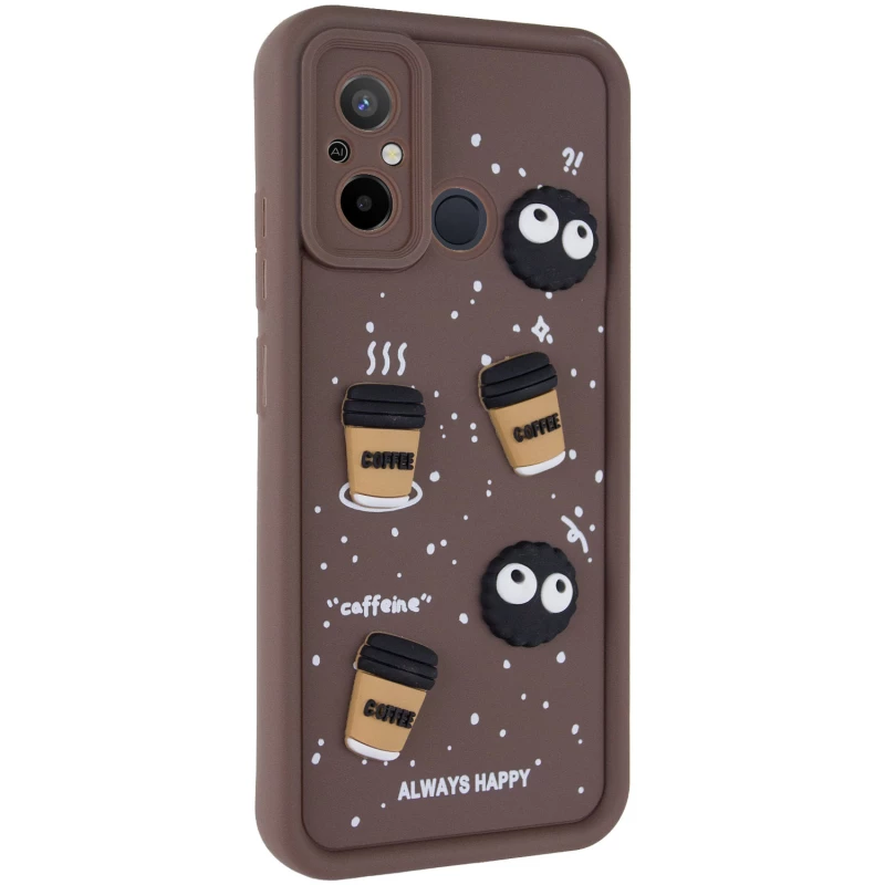 Чохол TPU Toys Case для Xiaomi Redmi 12C / Poco C55 – Brown / Always Happy. Фото 2 з 11