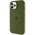 Чехол Silicone Armor Max with MagSafe для Apple iPhone 12 Pro Max (6.7") – Зеленый / Dark Olive. Фото 3 из 7