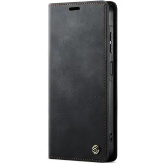 Шкіряний чохол-книжка CaseMe Nappa leather для Samsung Galaxy A08 — Black