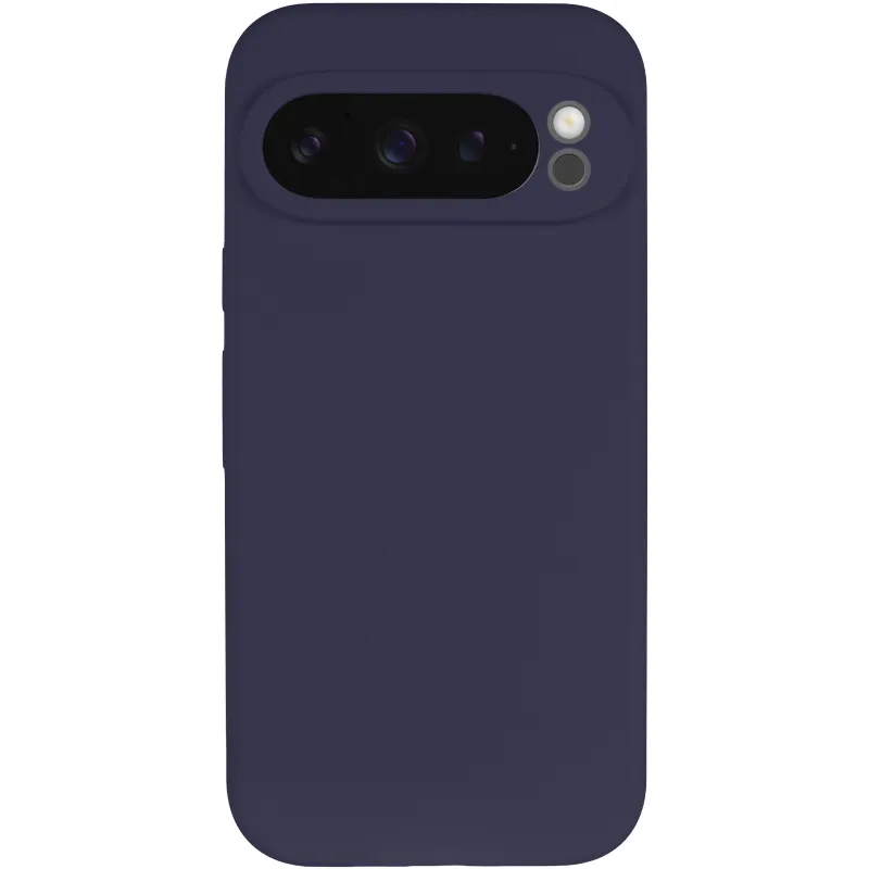 Чохол Silicone Case Lakshmi Premium із закритою камерою для Google Pixel 9 Pro – Темно-синій / Midnight blue. Фото 4 з 8