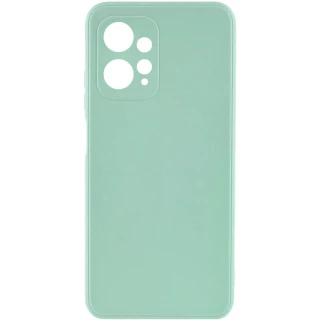 Цветной силиконовый чехол с защитой камеры для Xiaomi Redmi Note 12 4G — Зеленый / Menthol