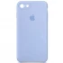 Чехол Silicone Case Square с защитой камеры для Apple iPhone 6/6s (4.7") – Голубой / Lilac Blue. Фото 1 из 1