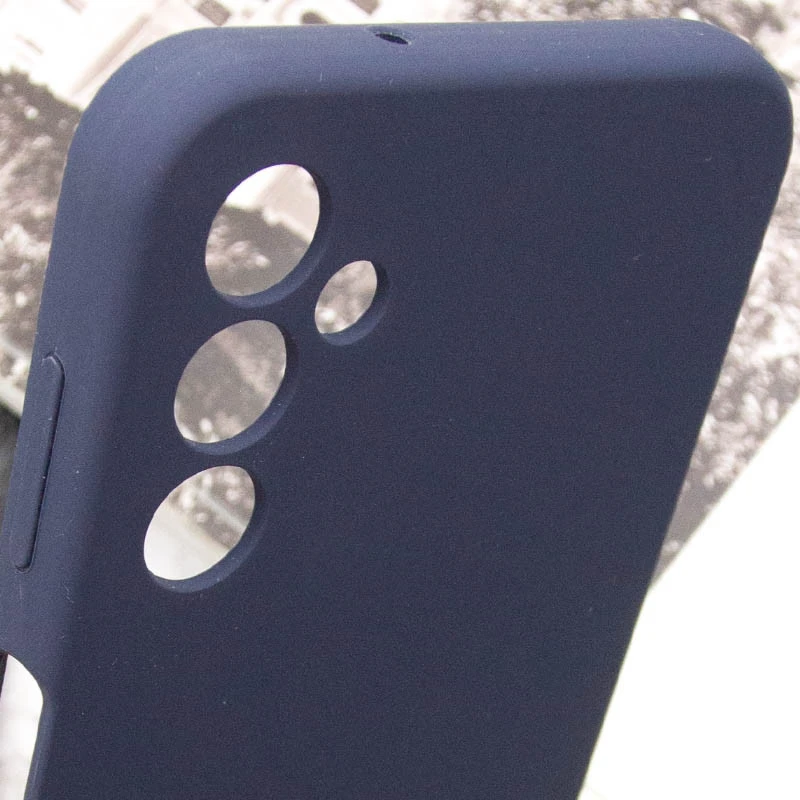 Чехол Silicone Case Lakshmi Premium з закритою камерою на Samsung Galaxy A18 – Темно-синий / Midnight blue. Фото 10 из 14