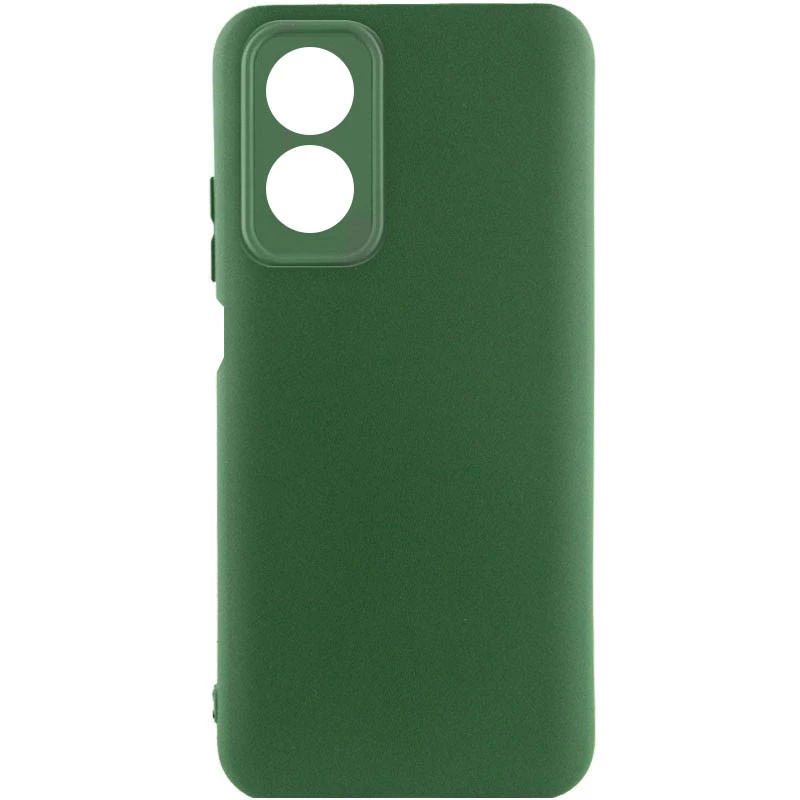 

Чохол Silicone Case Lakshmi з закритою камерою на Oppo A17 (Зелений / Dark green)