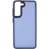 Чехол TPU+PC Lyon Frosted на Samsung Galaxy S21 FE – Синий / Navy Blue. Фото 3 из 7