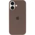 Чехол Silicone Case с закрытым низом для Apple iPhone 17 (6.3") – Коричневый / Brown. Фото 3 из 6