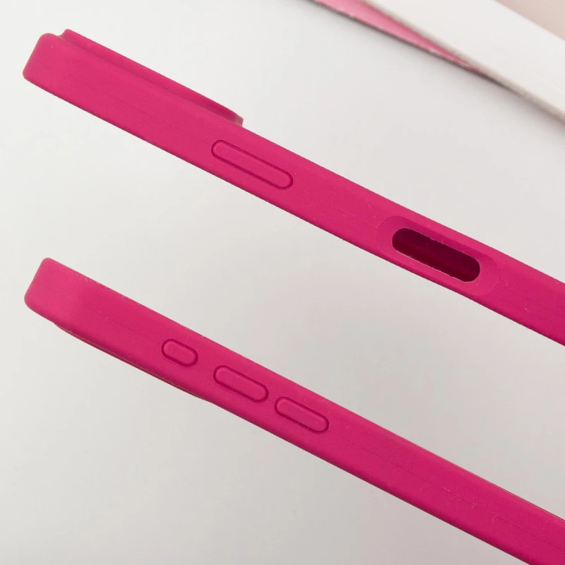 Чохол Silicone Case з закритим низом на Apple iPhone 16 Pro – Червоний / Rose Red. Фото 7 з 11