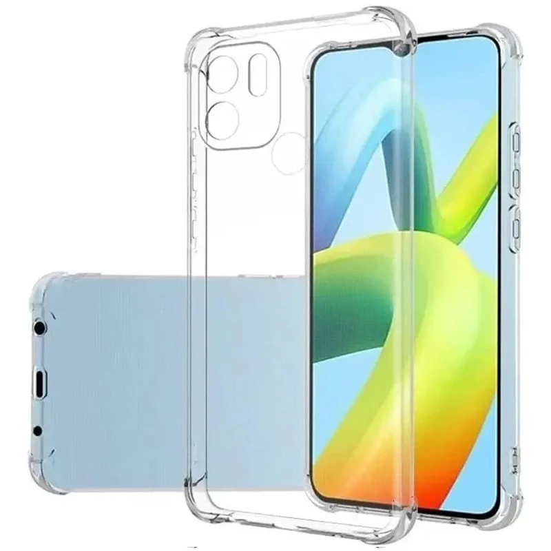 Ультратонкий силіконовий чохол GETMAN з критими бортами та камерою для Xiaomi Redmi A1+ / Poco C50 / A2+ фото 1 з 1