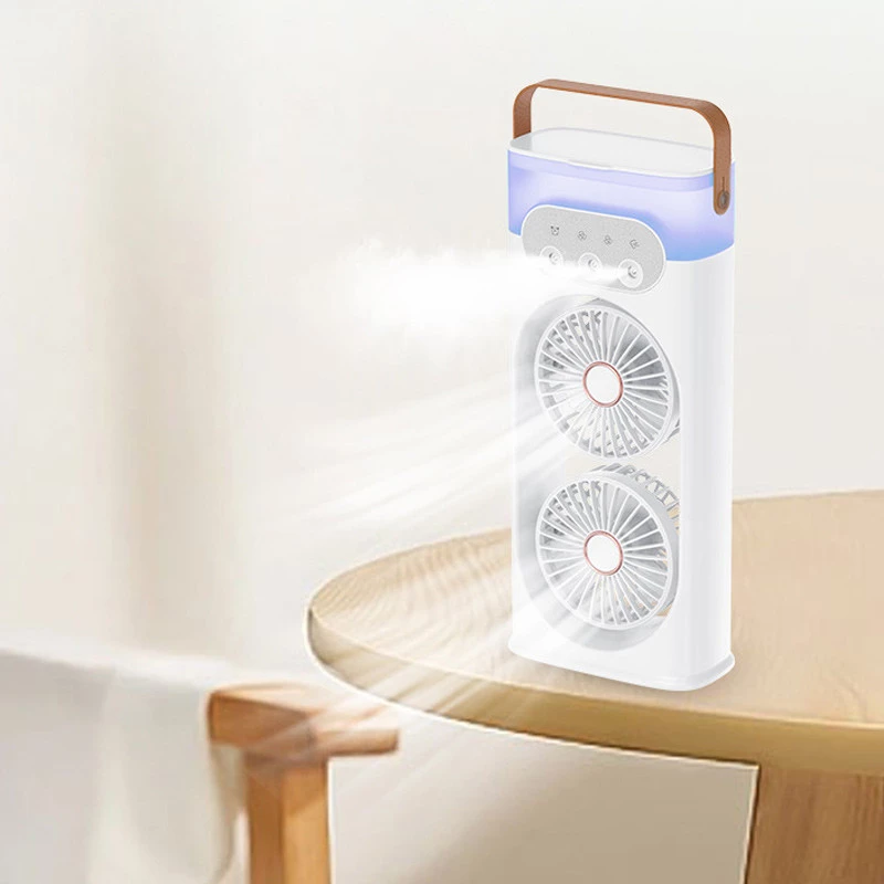 Настільний вентилятор SL617 2in1 з водяним охолодженням – White. Фото 6 з 6