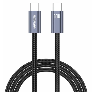 Дата кабель Amaya CC62 Type-C to Type-C 60W (2m) фото 1 з 1