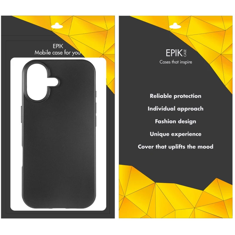Чорний силіконовий чохол Epik на Apple iPhone 17 (6.3") – Чорний. Фото 7 з 7