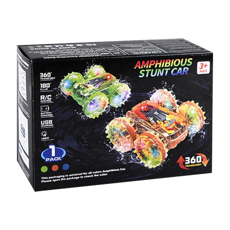 Машинка-амфібія на радіокеруванні YL-103 2.4G – Transparent green. Фото 6 з 8