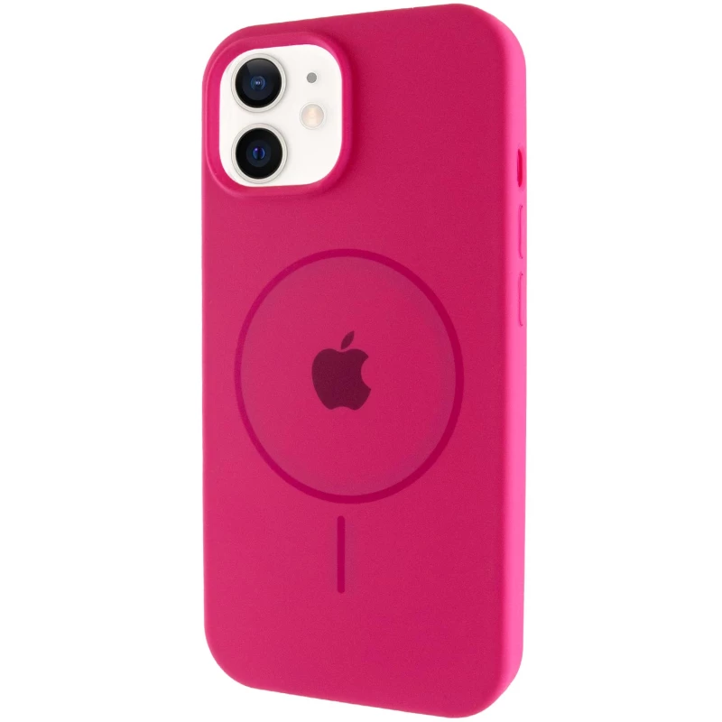 Чехол Silicone Armor Max with MagSafe для Apple iPhone 12 Pro Max (6.7") – Малиновый / Dragon Fruit. Фото 2 из 6