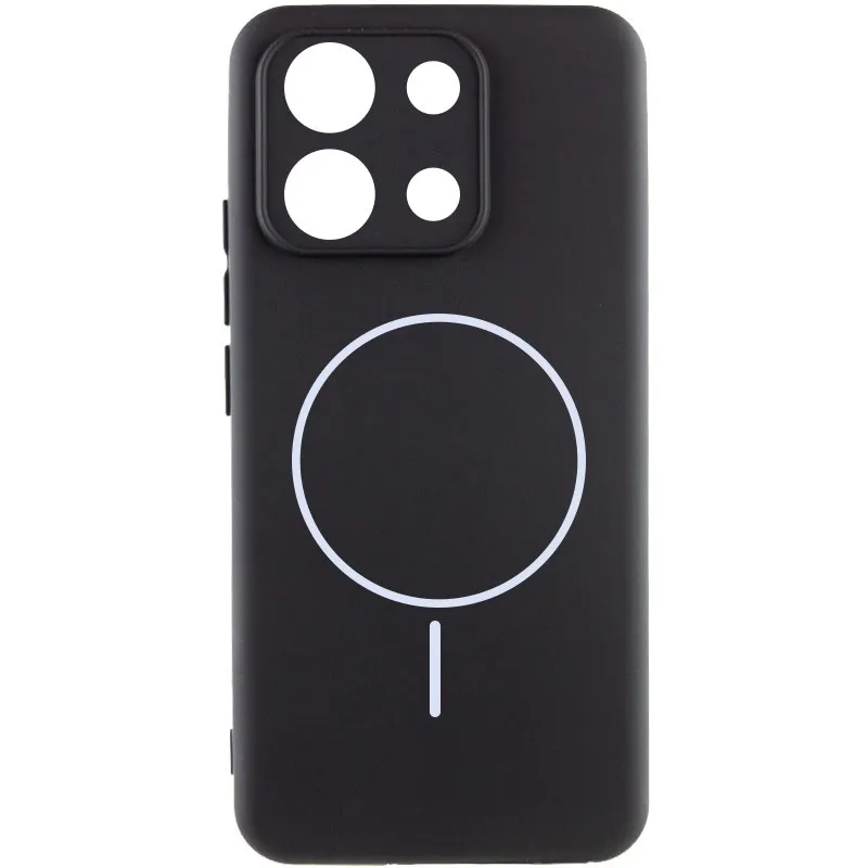 Чохол Silicone Cover Lakshmi Full Camera (AA) with Magnetic Fit для Xiaomi Redmi 17 – Чорний / Black. Фото 1 з 2