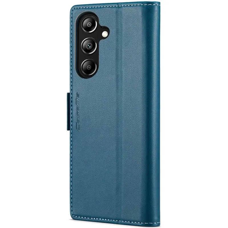 Шкіряний чохол-книжка CaseMe Nappa leather для Samsung Galaxy A27 – Blue. Фото 4 з 6
